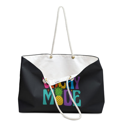 Summer Graphic Vacay Mode, Family Vacation Weekender Bag