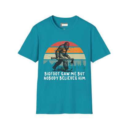 Bigfoot Hiking Lovers Hiking Buddy Camping Graphic Comfort Unisex T-shirt