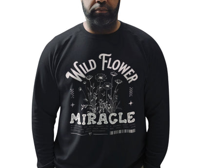 DTG adidas® Unisex Fleece Crewneck Wild Flower Sweatshirt