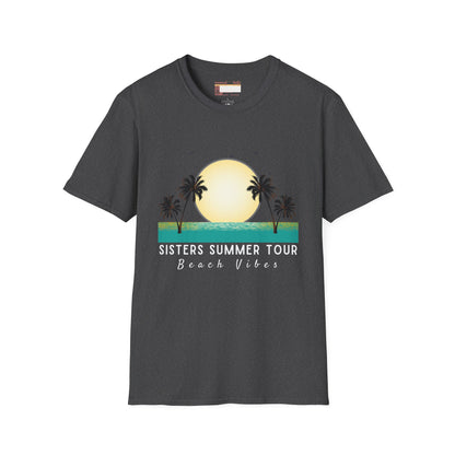 Graphic Sister Tour Comfort T-shirt, Christian Sister Outdoor Group Vacation Tees, Tees for Sisters Beach Cruise Trip