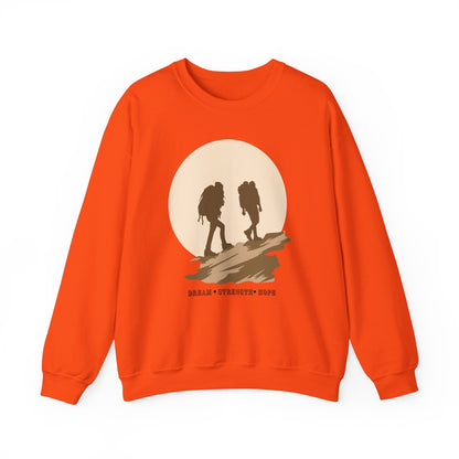 Graphic Designed Minimalist Unisex Motivational Crewneck Sweatshirt