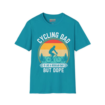 Cycling Dad Like A Regular Dad Ultimate Comfort Unisex Fathers Day T-shirt