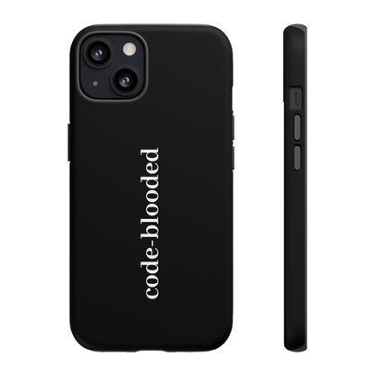 Code Blooded (Technology Programmers) iPhone Case