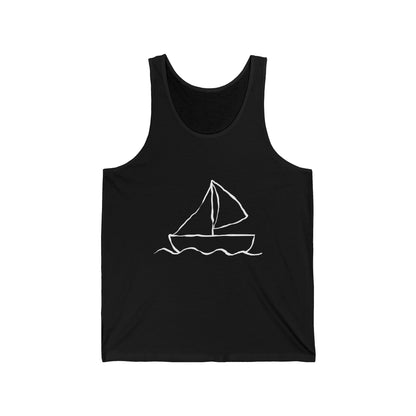 Boat Beach Lovers Ultimate Comfort Styled Unisex Summer Tank Top