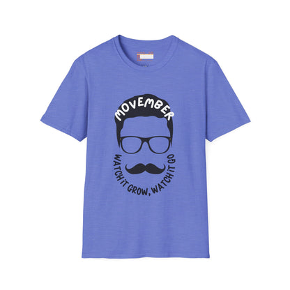 Movember Moustache Bearded Gang Graphic Comfort Unisex T-shirt