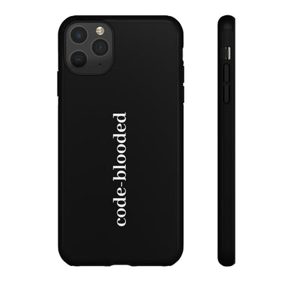 Code Blooded (Technology Programmers) iPhone Case
