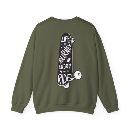 Graphic Designed Minimalist Skateboard Skate Board Lover Crewneck Sweatshirt