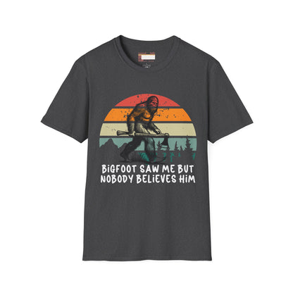 Bigfoot Hiking Lovers Hiking Buddy Camping Graphic Comfort Unisex T-shirt