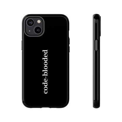 Code Blooded (Technology Programmers) iPhone Case