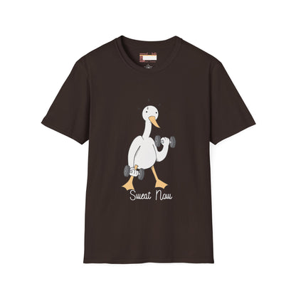 Graphic Designed Goose Sweating Out Unisex Comfort Styled T-shirts