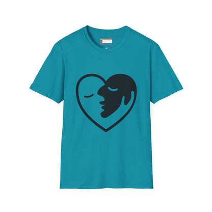 Love Designed Two Faced Unisex Minimalist Comfort T-shirt