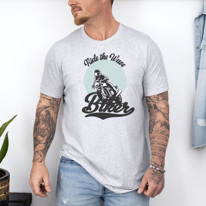 Ride The Wave Bikers Ultimate Comfort Styled Graphic T-shirt