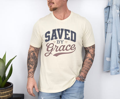 Saved By Grace Unisex Bible Verse T-Shirt