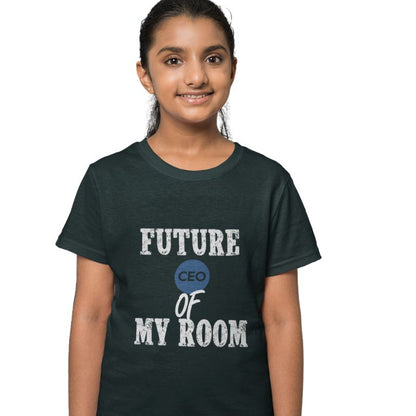 Designed Kids Future Room CEO Graphic Print T-shirts