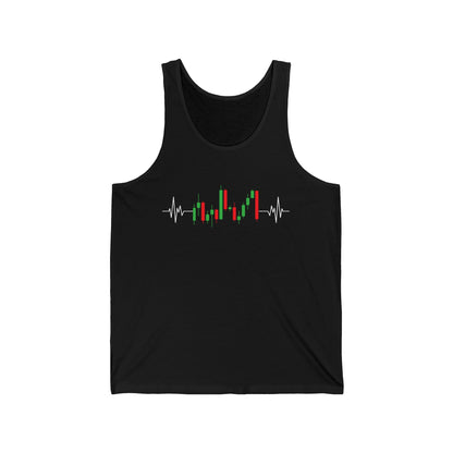 Bearish And Bullish Chart Stock Market Ultimate Comfort Unisex Tank Top