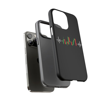 Bearish And Bullish Chart Candles (Stock Market) iPhone Case