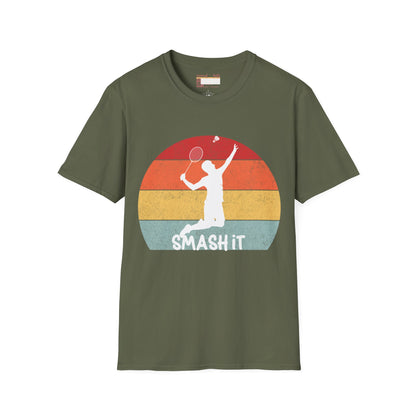Badminton Game Day Graphic Comfort Unisex T-shirt