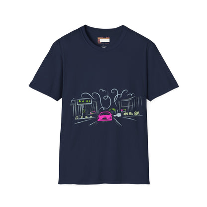 Graphic City Drama Designed Comfort Unisex T-shirt