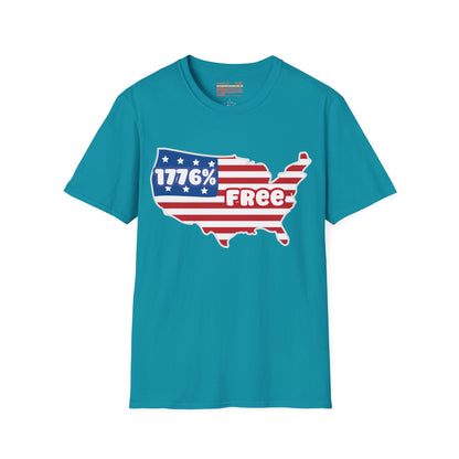 1776 percent Free,  July 4th Ultimate Comfort Unisex T-shirt