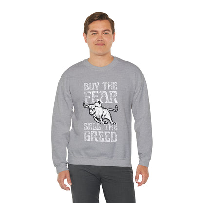 Buy The Fear Sell The Greed (Stock Market) Unisex Sweatshirt