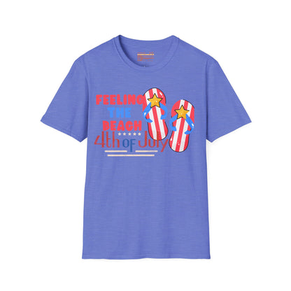 Feeling Like The Beachy This Independence Day July 4th Ultimate Comfort Unisex T-shirt
