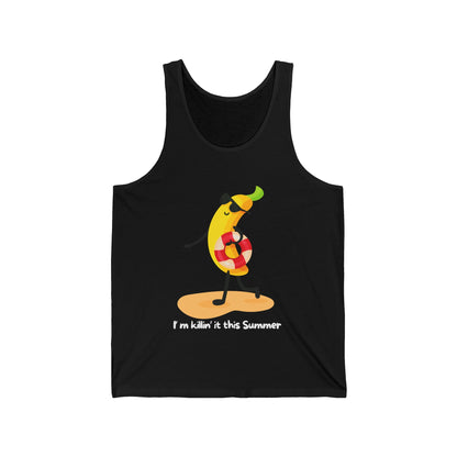 Killing it This Summer Graphic Ultimate Comfort Styled Unisex Beach Tank Top