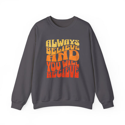 Graphic Designed Minimalist Unisex Motivational Crewneck Sweatshirt