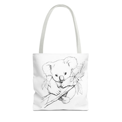 Summer Graphic Panda Tote Bag