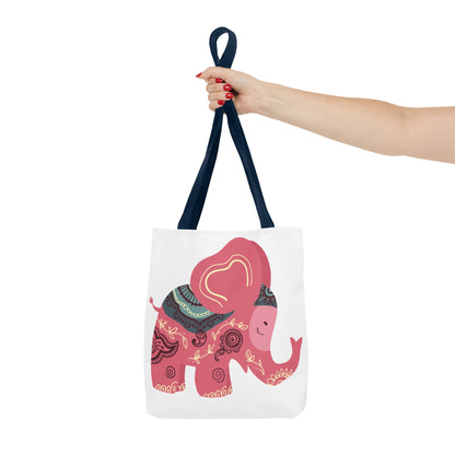 Summer Graphic Elephant Tote Bag