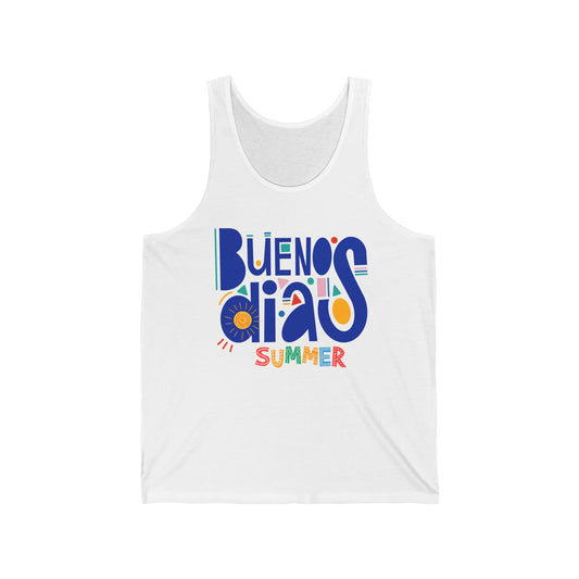 Buenos Dias Summer Ultimate Comfort Styled Unisex Tank Top