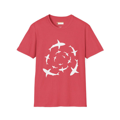 Graphic Designed Shark Attack Unisex Comfort Styled T-shirts