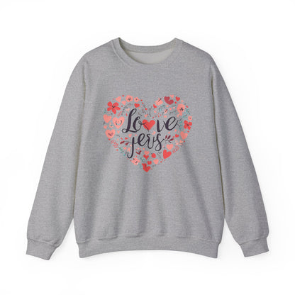 Graphic Designed Unisex Love Jesus Gospel Sweatshirt