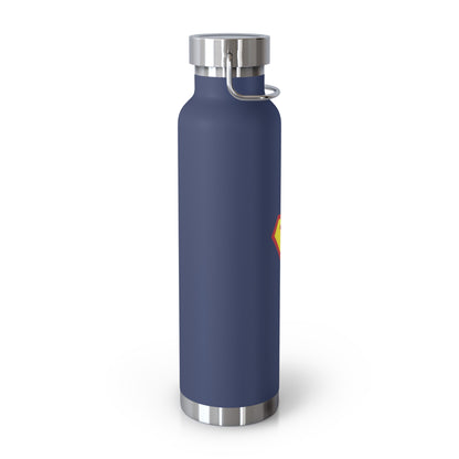Bitcoin Sheild Copper Vacuum Insulated Bottle, 22oz