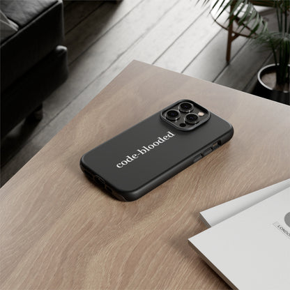 Code Blooded (Technology Programmers) iPhone Case