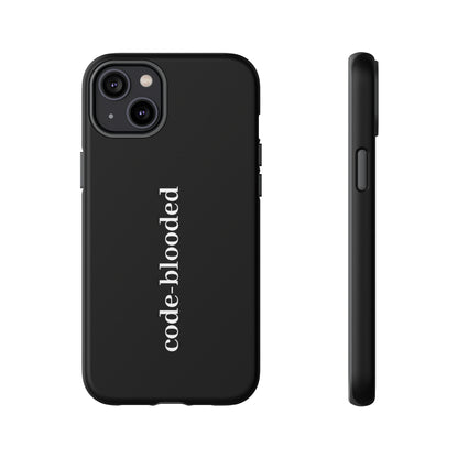 Code Blooded (Technology Programmers) iPhone Case