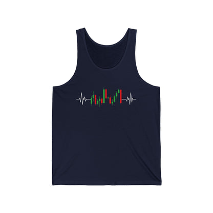 Bearish And Bullish Chart Stock Market Ultimate Comfort Unisex Tank Top