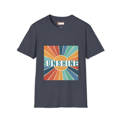 Retro Sunshine Tees, Hiking Summer Designed Comfort T-shirt