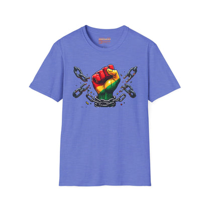 Celebrating Freedom Juneteenth With Pride Black and Proud Ultimate Comfort Unisex T-shirt