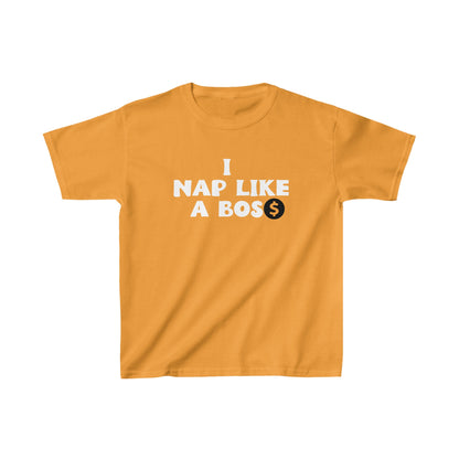 Designed I Nap Like A Boss Graphic Print T-shirts