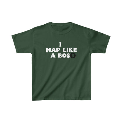 Designed I Nap Like A Boss Graphic Print T-shirts