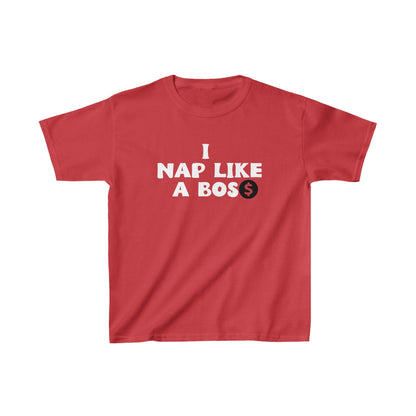 Designed I Nap Like A Boss Graphic Print T-shirts