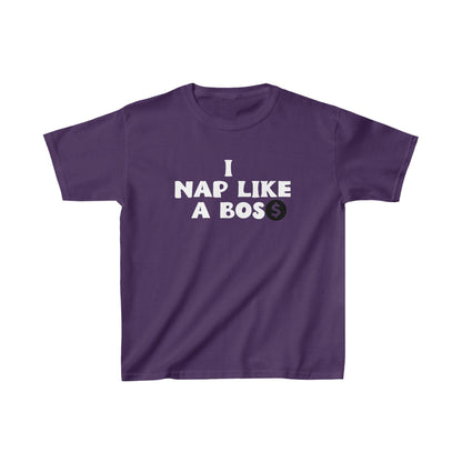Designed I Nap Like A Boss Graphic Print T-shirts