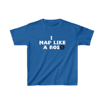 Designed I Nap Like A Boss Graphic Print T-shirts