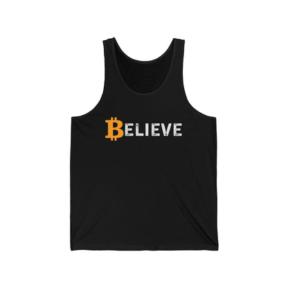 Believe (Bitcoin, Crypto) Unisex Tank Top
