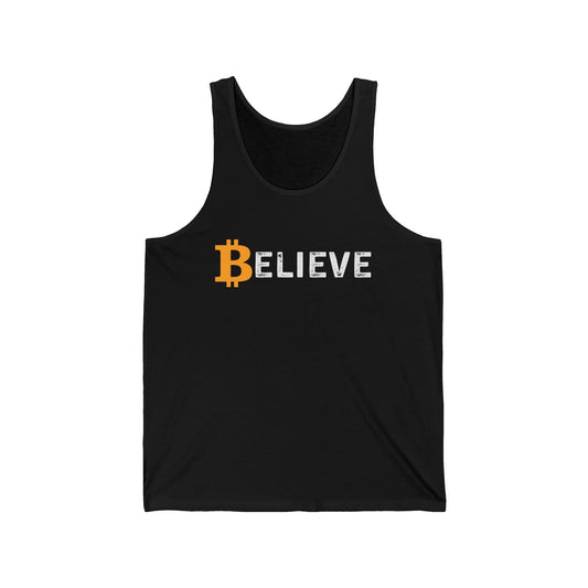 Believe (Bitcoin, Crypto) Unisex Tank Top