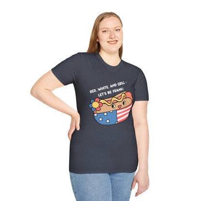 Red, White And Grill-Lets Be Frank. July 4th Ultimate Comfort Unisex T-shirt