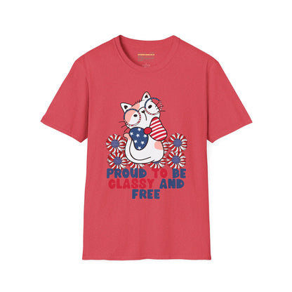 Proud To Be Free July 4th Independence Day Ultimate Comfort Unisex T-shirt
