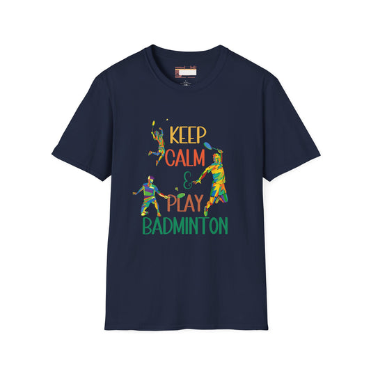 Badminton Game Day Graphic Comfort Unisex T-shirt