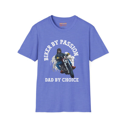 Biker By Passion Dad Ultimate Comfort Unisex Fathers Day T-shirt