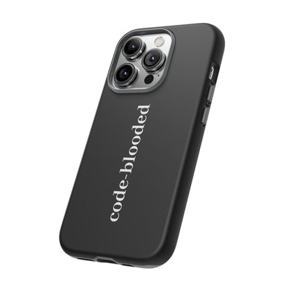 Code Blooded (Technology Programmers) iPhone Case